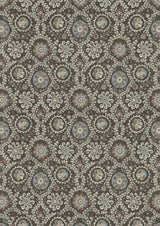 Oxus Turkish Brown – hel bredd — Lewis & Wood tapet