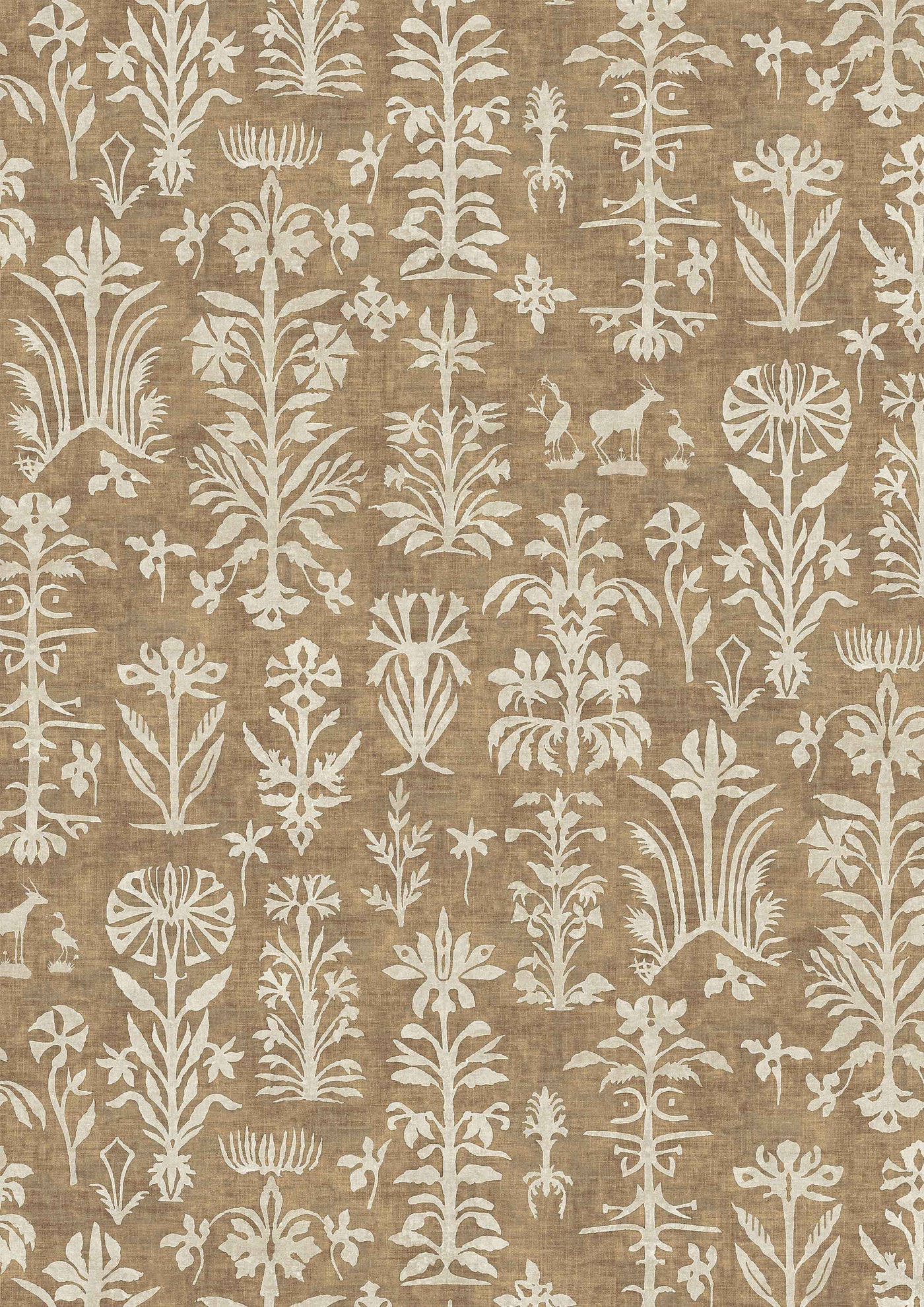 Papyrus Desert Sand – närbild — Lewis & Wood tapet