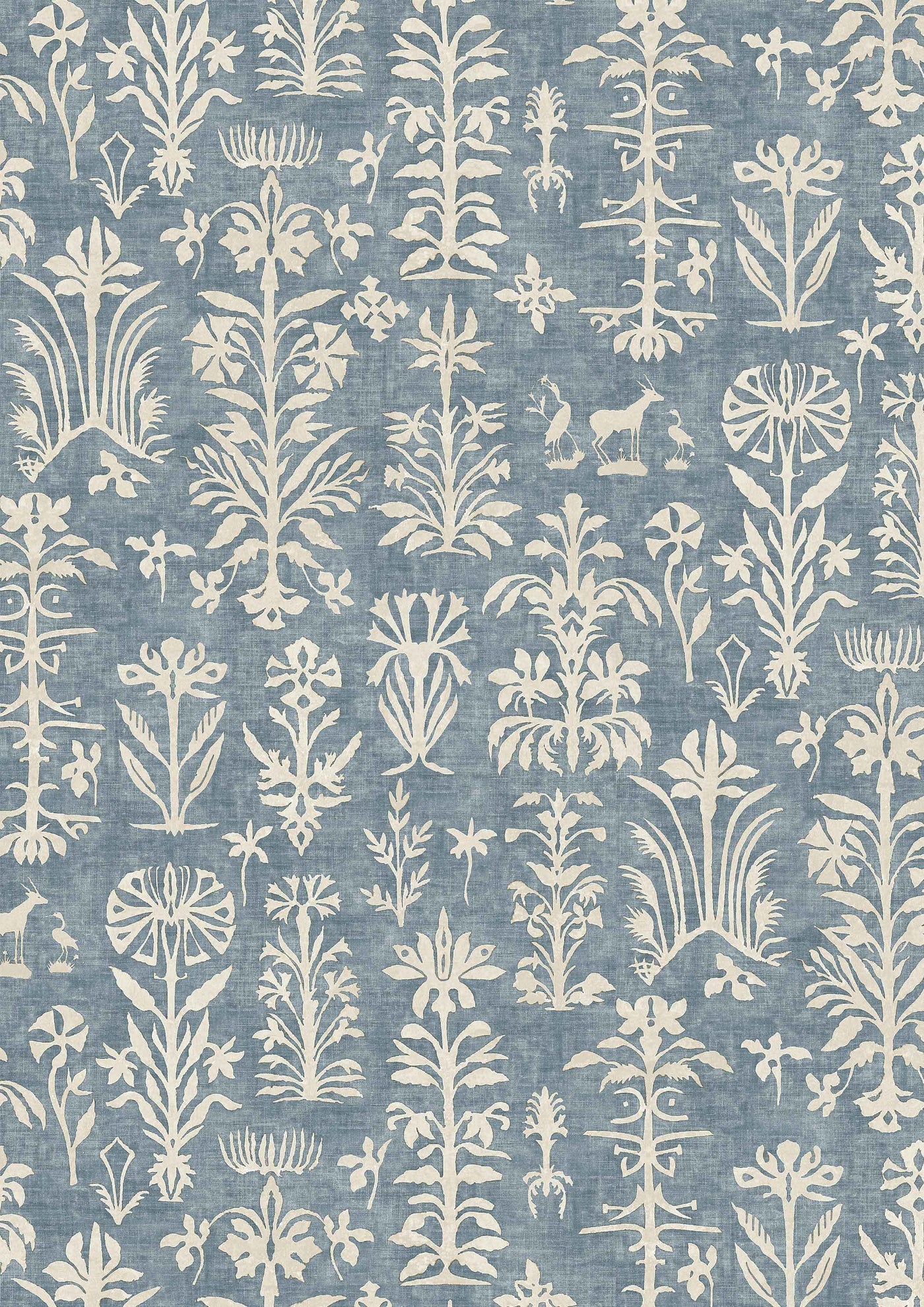 Papyrus Moonstone – närbild — Lewis & Wood tapet