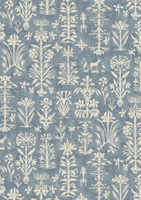 Papyrus Moonstone – närbild — Lewis & Wood tapet
