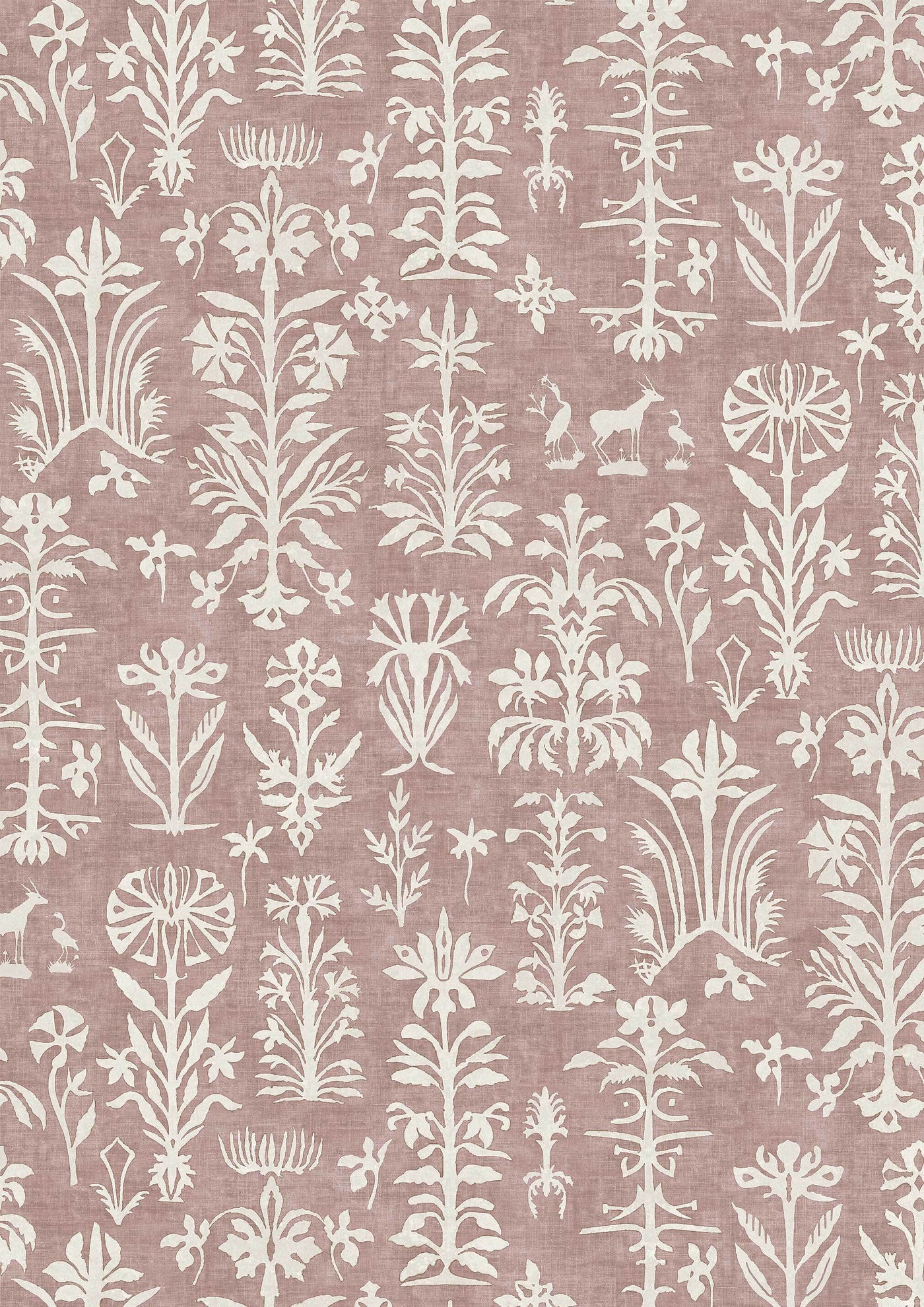 Papyrus Rosewater – närbild — Lewis & Wood tapet