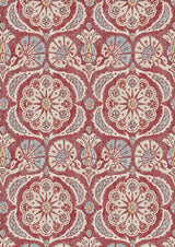 Pasha Carnation – närbild — Lewis & Wood tyg