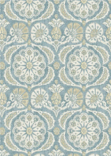 Pasha Seaglass – närbild — Lewis & Wood tyg