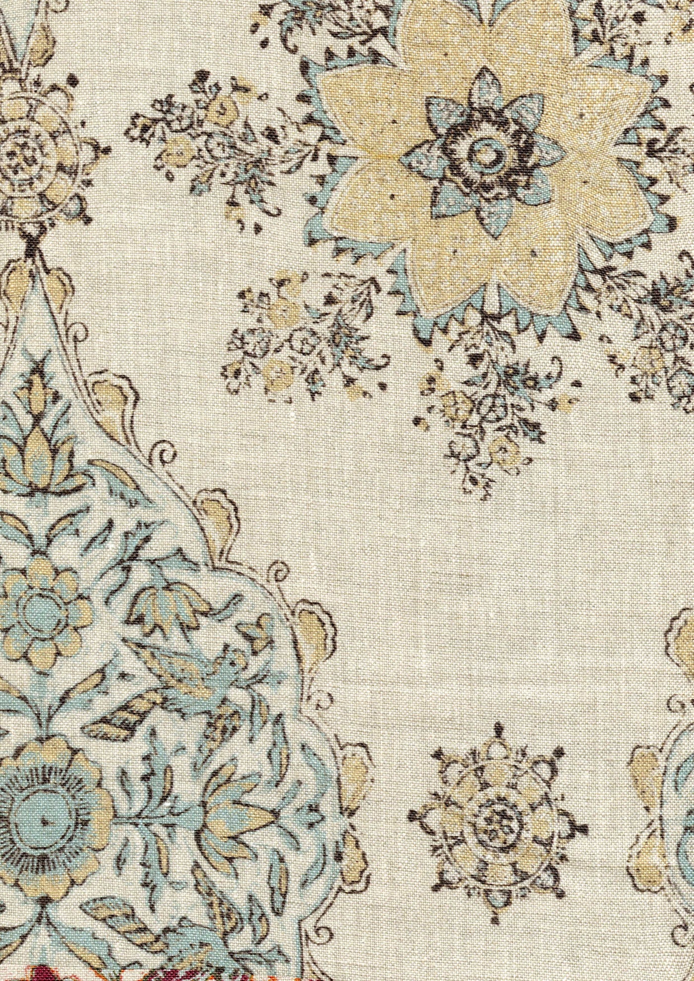 Pashmina Tygprov Blue Almond