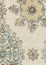 Pashmina Tygprov Blue Almond