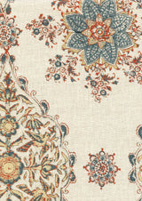 Pashmina Tygprov Navy Ginger