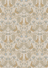 Peacock Cava – hel bredd — Lewis & Wood tyg