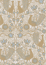 Peacock Cava – närbild — Lewis & Wood tyg