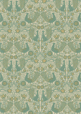 Peacock Frascati – hel bredd — Lewis & Wood tyg