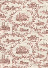 Pioneer Days Dusty Rose – hel bredd — Lewis & Wood tapet