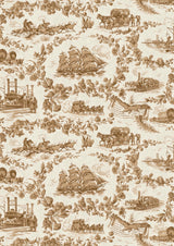 Pioneer Days Gingerbread – hel bredd — Lewis & Wood tapet