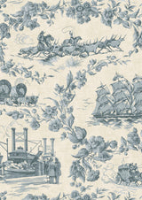 Pioneer Days Steamer – närbild — Lewis & Wood tapet
