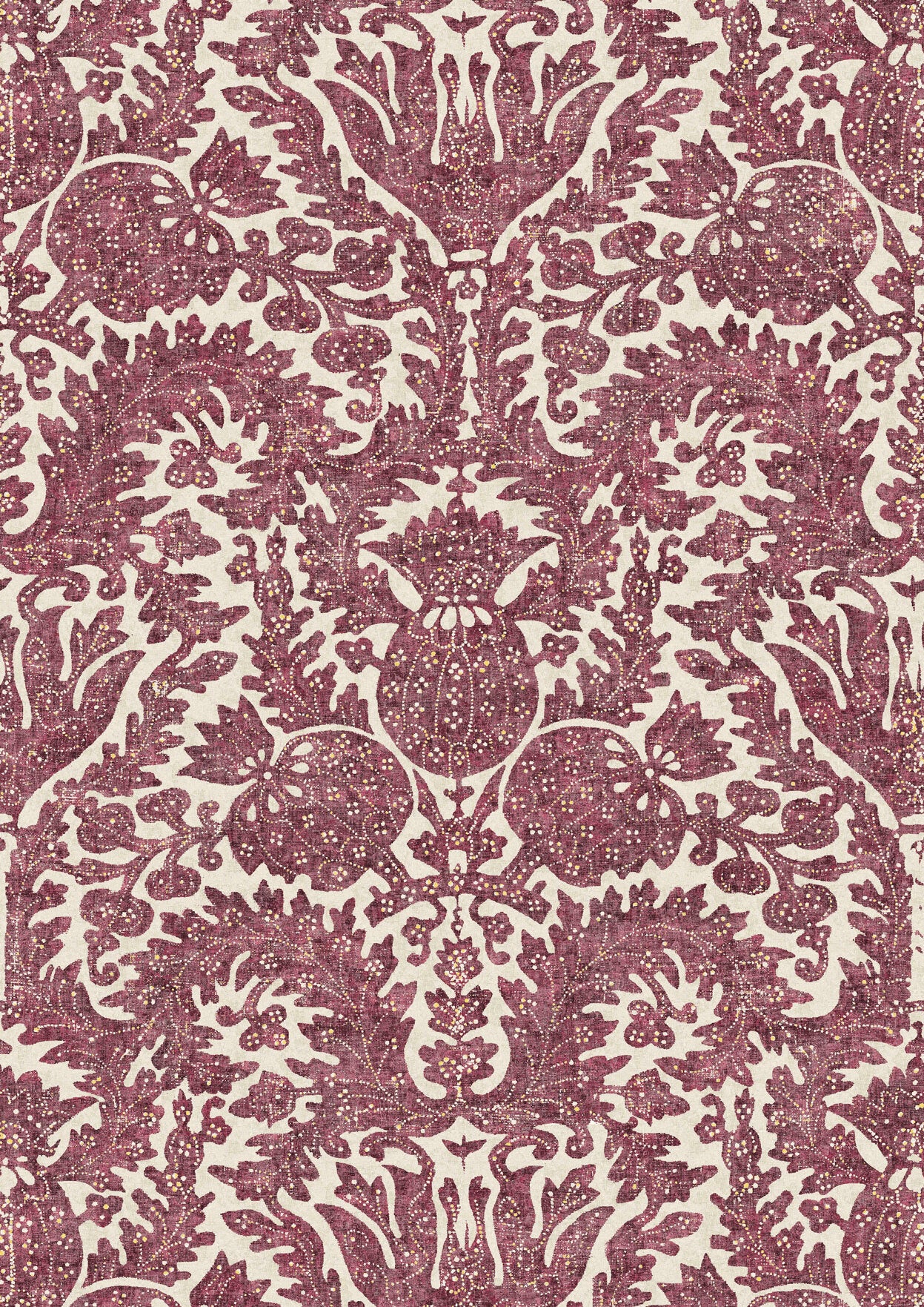 Pomegranate Raspberry – hel bredd — Lewis & Wood tapet