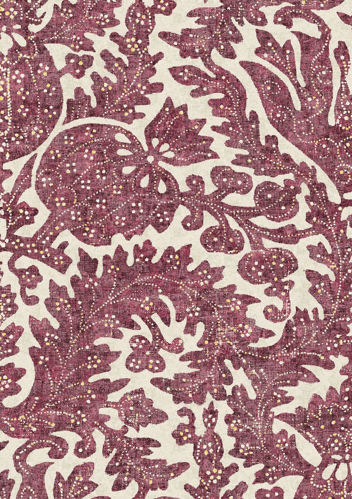 Pomegranate Raspberry – närbild — Lewis & Wood tapet