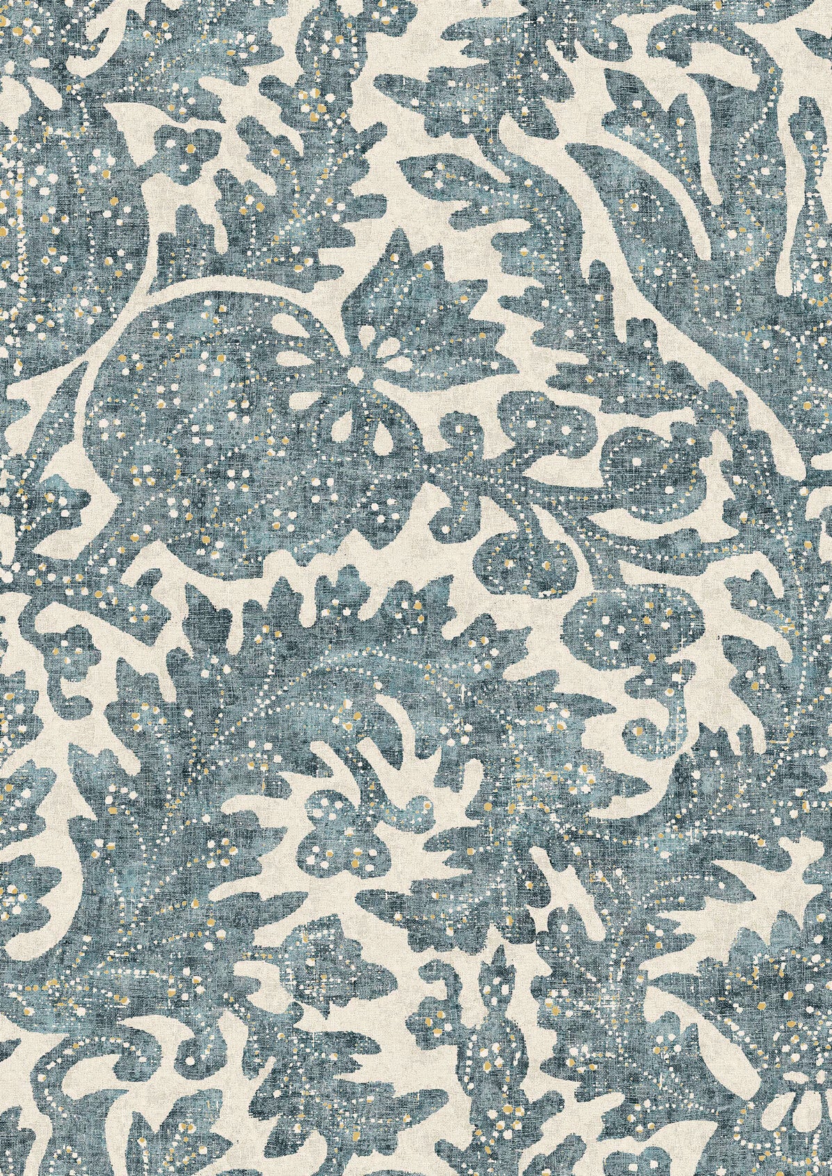 Pomegranate Sea Holly – närbild — Lewis & Wood tapet