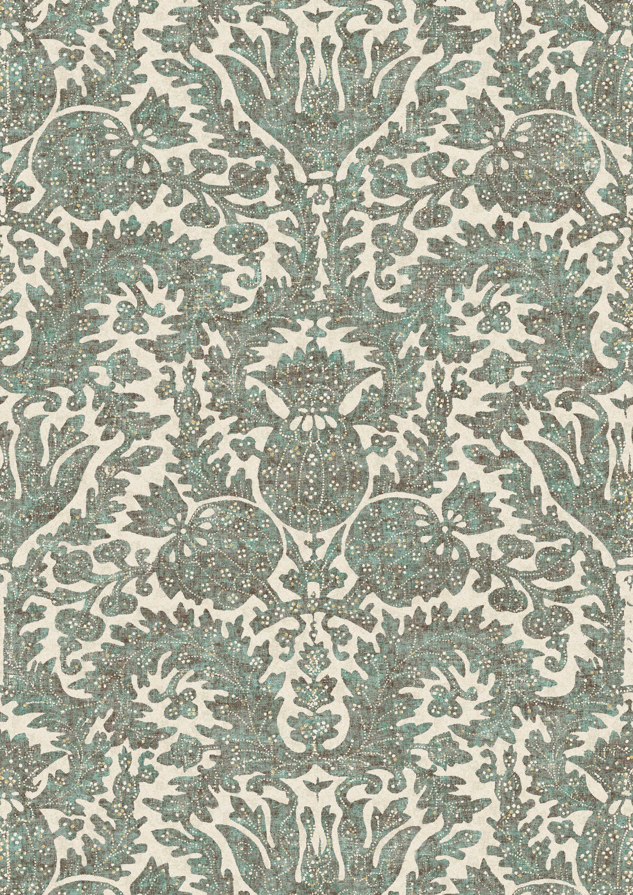 Pomegranate Verdigris – hel bredd — Lewis & Wood tapet