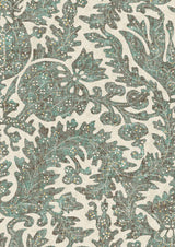 Pomegranate Verdigris – närbild — Lewis & Wood tapet