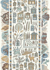 Ravi Ribbon Aqua Vita — Lewis & Wood tapet