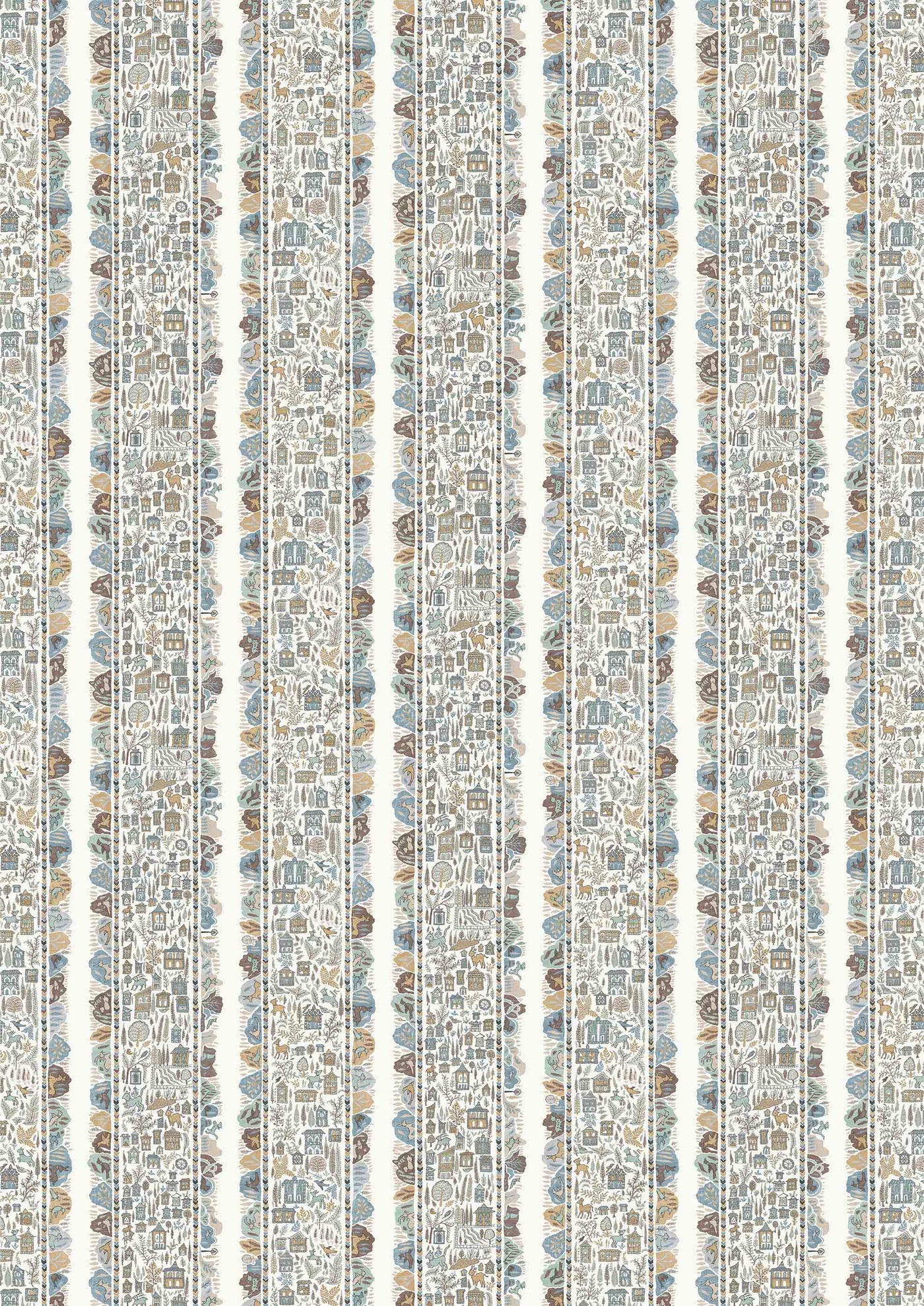 Ravi Ribbon Aqua Vita – hel bredd — Lewis & Wood tapet