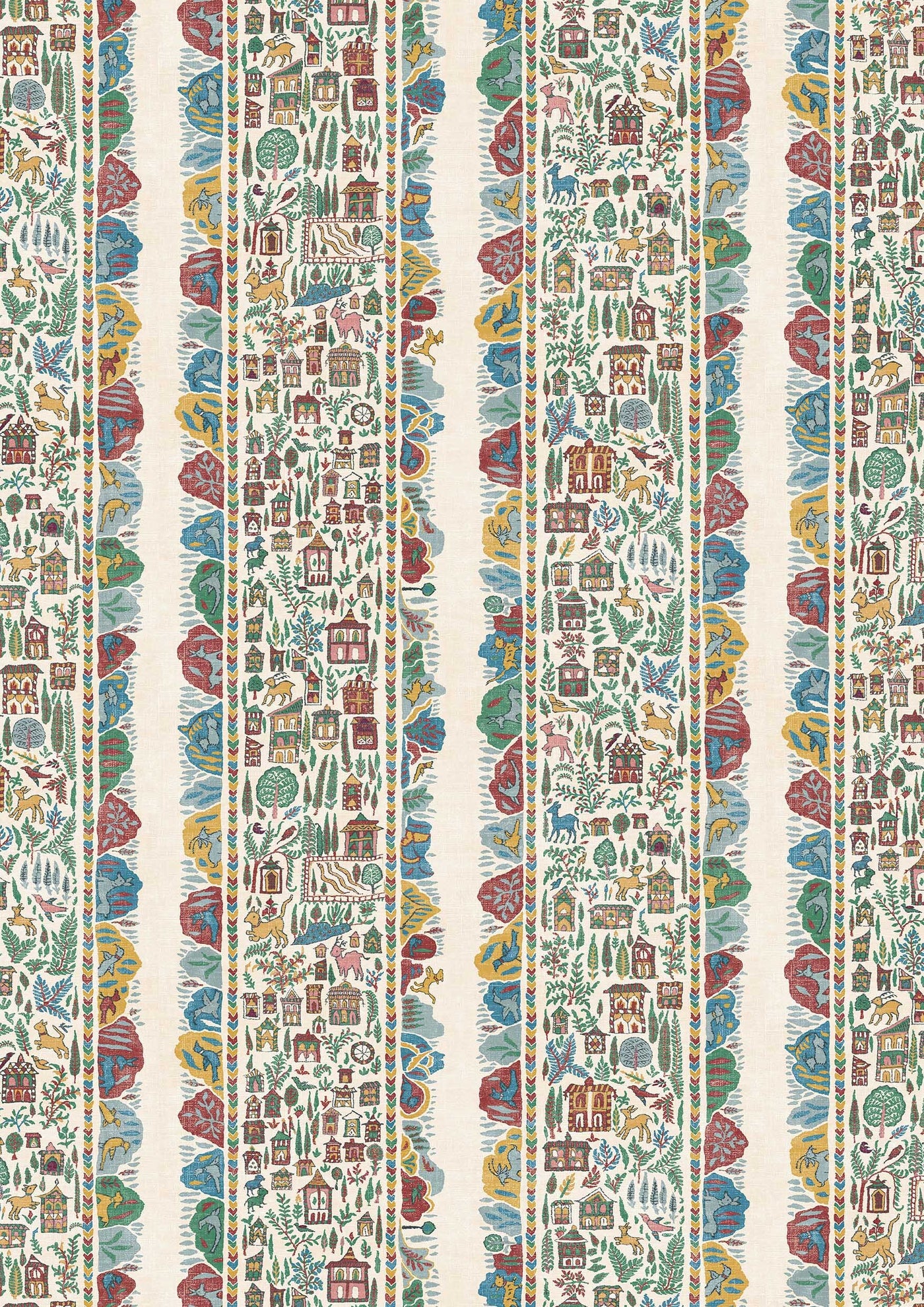 Ravi Ribbon Garland – närbild — Lewis & Wood tapet
