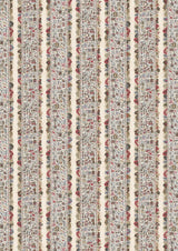 Ravi Ribbon Peat Pomegranate – hel bredd — Lewis & Wood tapet