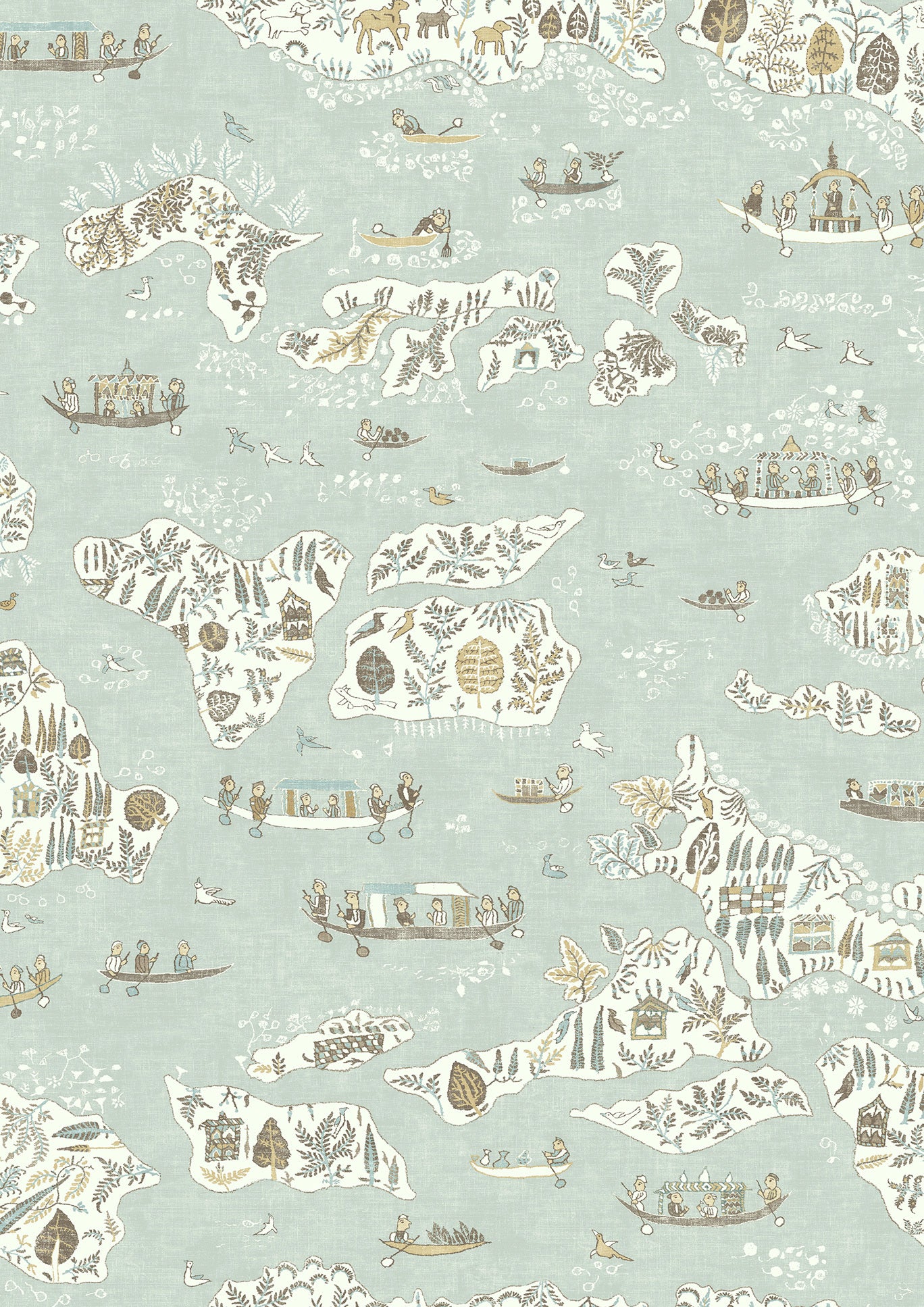 Regatta Aqua Vita – närbild — Lewis & Wood tapet