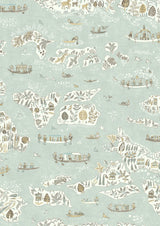 Regatta Aqua Vita – närbild — Lewis & Wood tapet