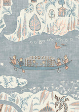 Regatta Tapetprov Blue Almond