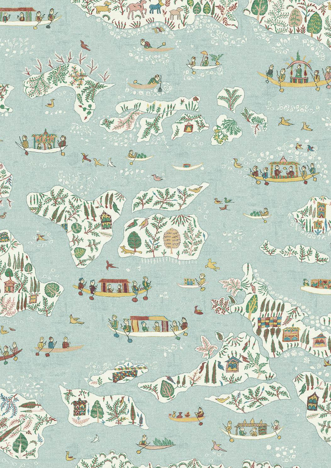 Regatta Garland – närbild — Lewis & Wood tapet