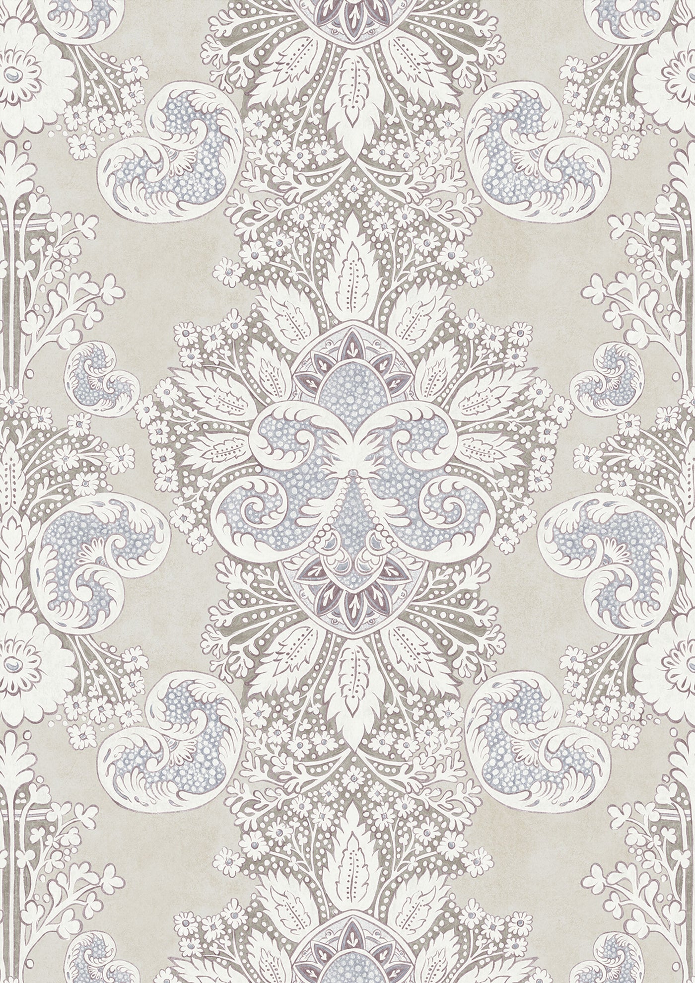 Rococo Alabaster – närbild — Lewis & Wood tapet