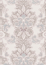 Rococo Linen Fritillary – närbild — Lewis & Wood tyg