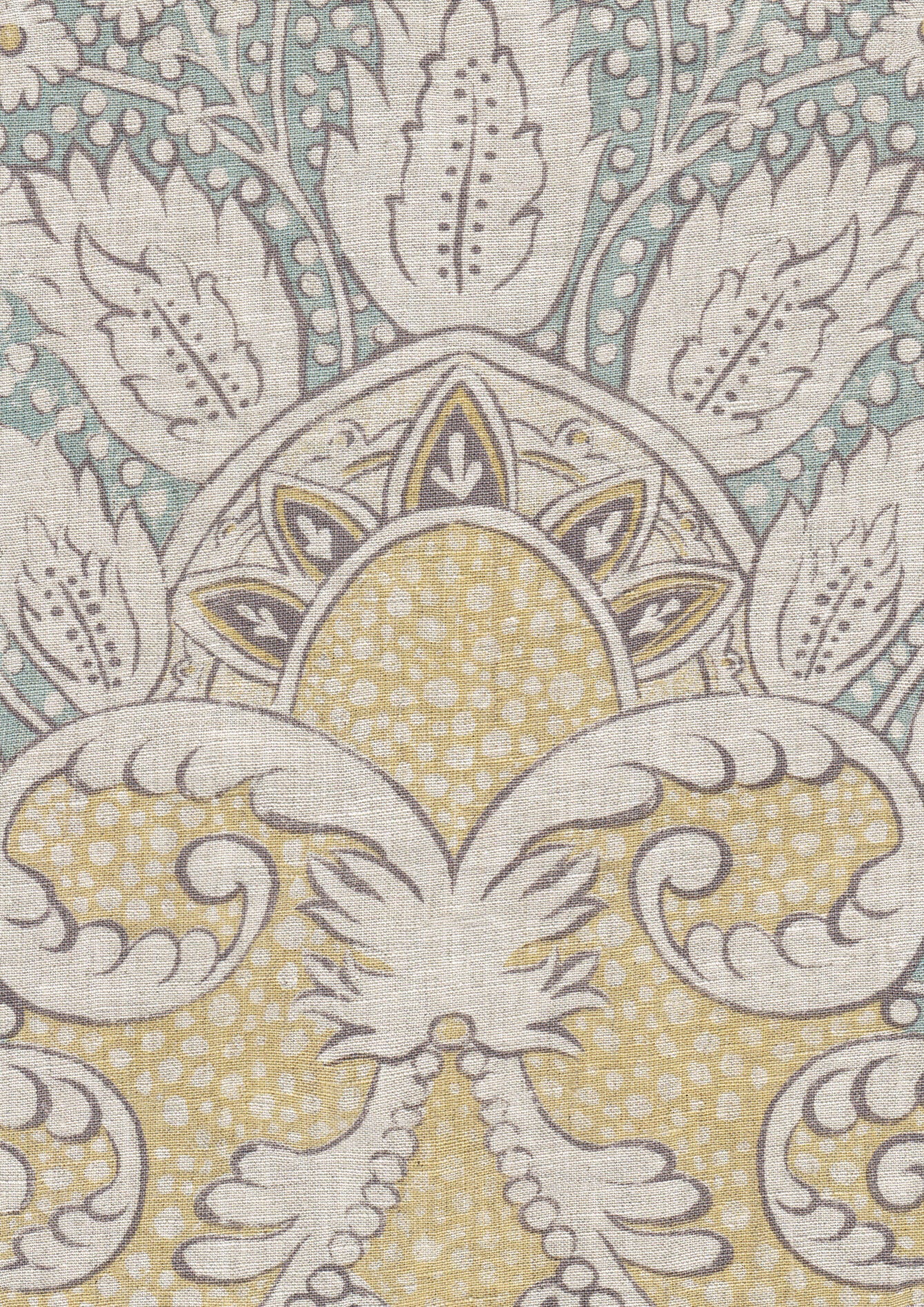 Rococo Linen Tygprov Meadowsweet