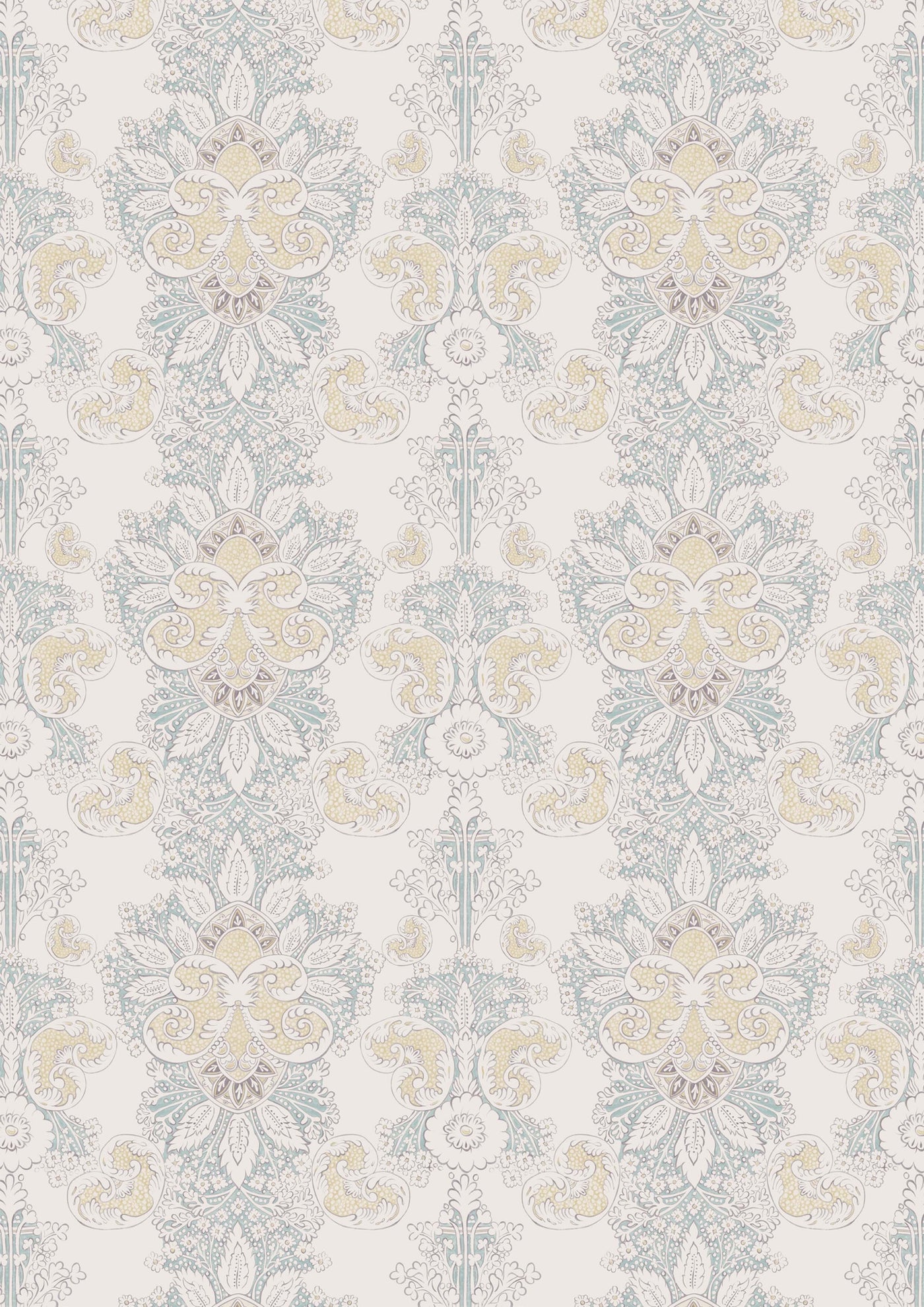 Rococo Linen Meadowsweet – hel bredd — Lewis & Wood tyg