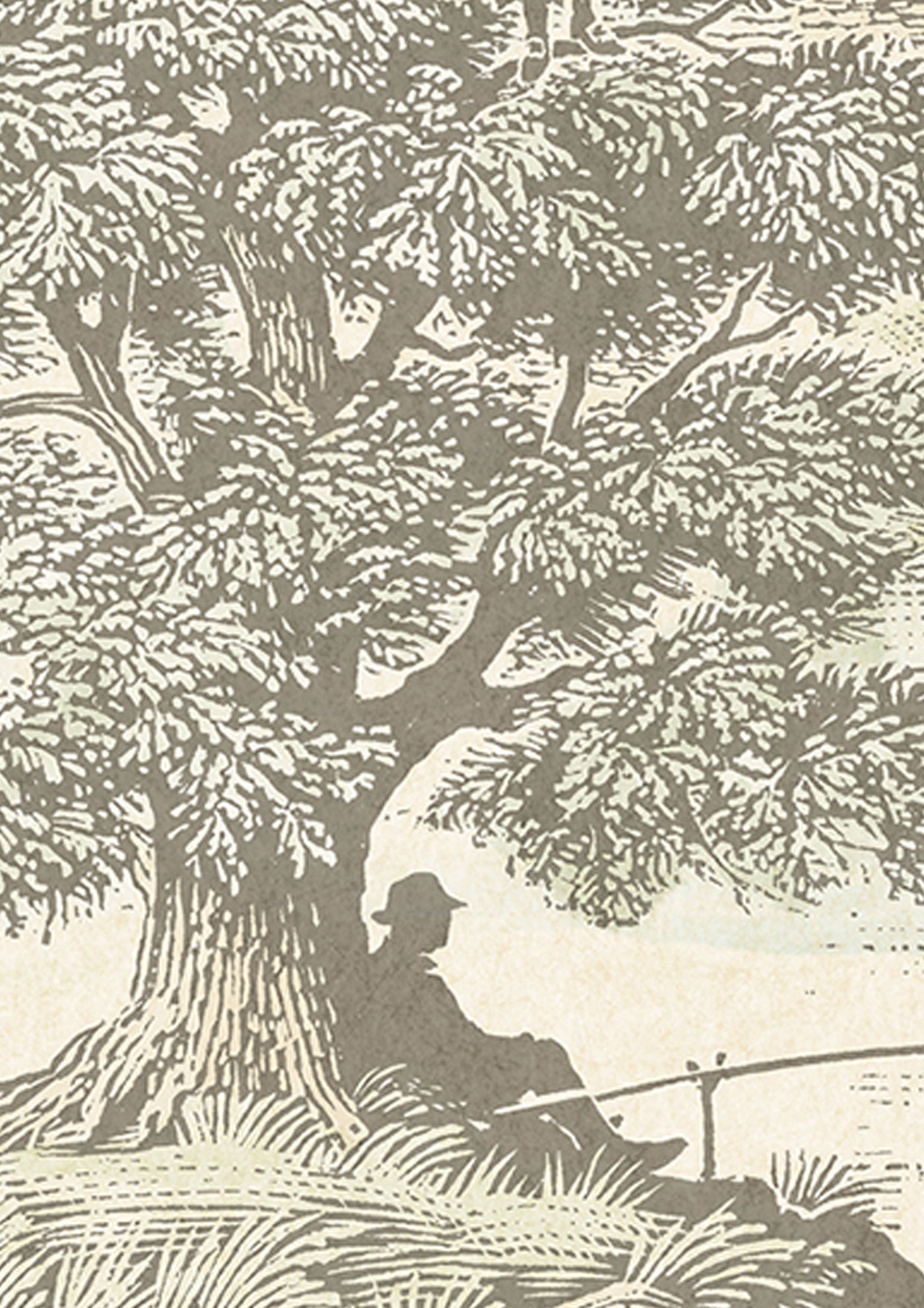Royal Oak Aquatint — Lewis & Wood tapet