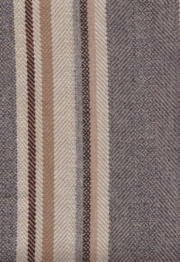 Selsley Stripe Tygprov Slate