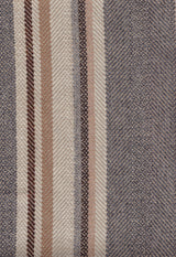 Selsley Stripe Tygprov Slate