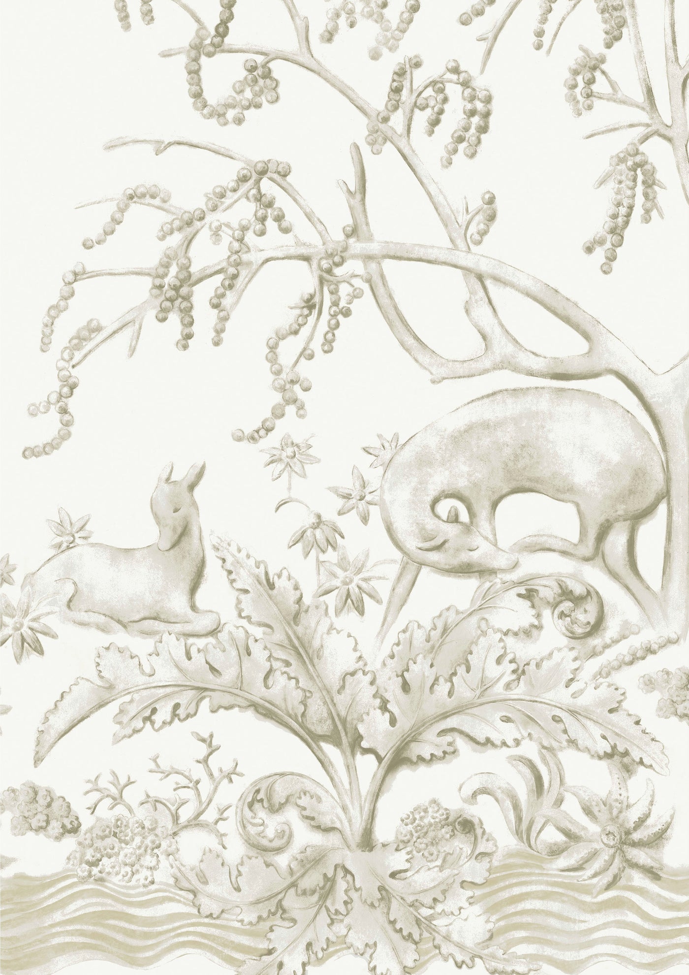 Sika Charcoal – närbild — Lewis & Wood tapet