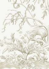 Sika Charcoal – närbild — Lewis & Wood tapet