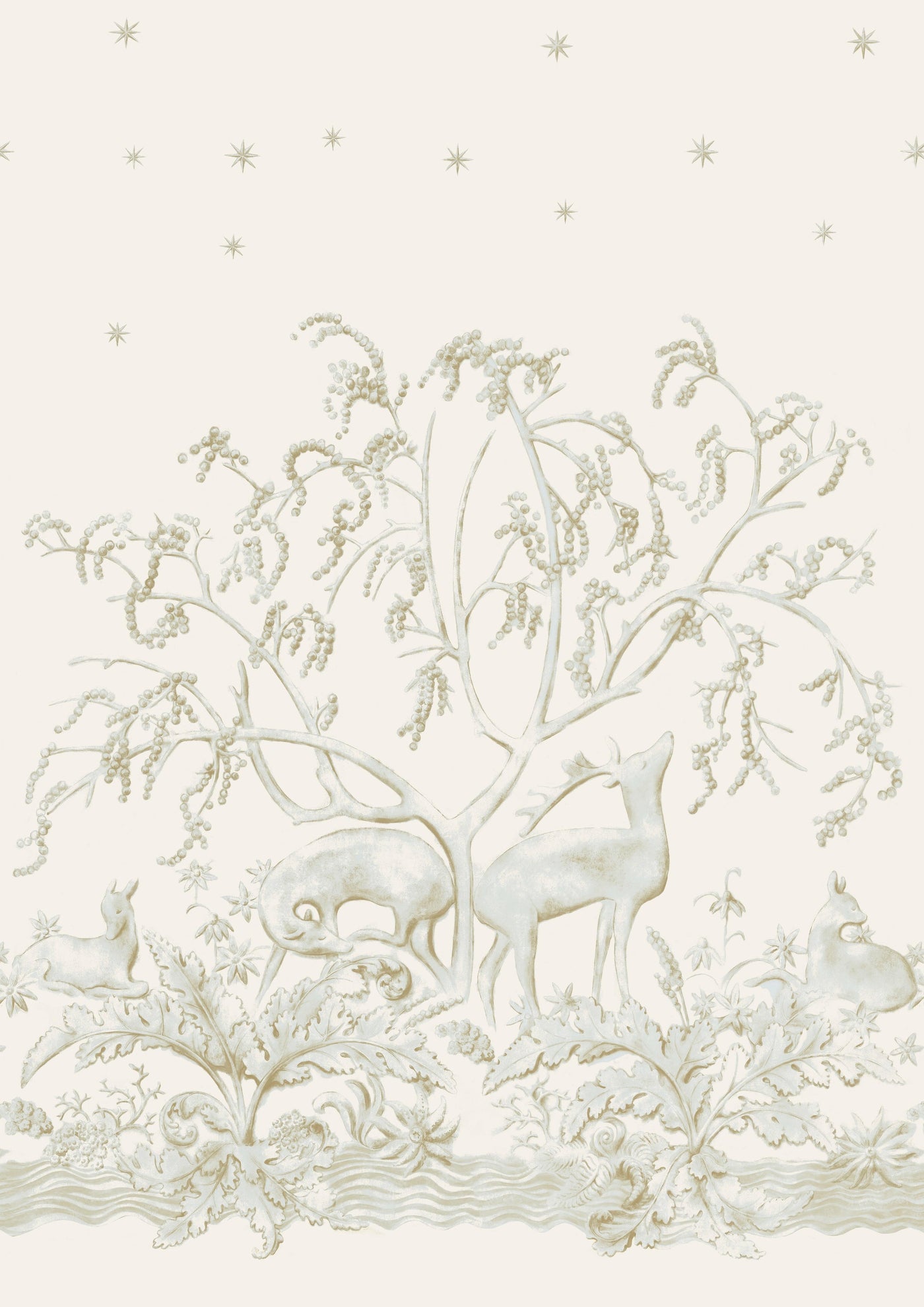 Sika Eucalyptus – hel bredd — Lewis & Wood tapet