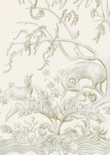 Sika Eucalyptus – närbild — Lewis & Wood tapet