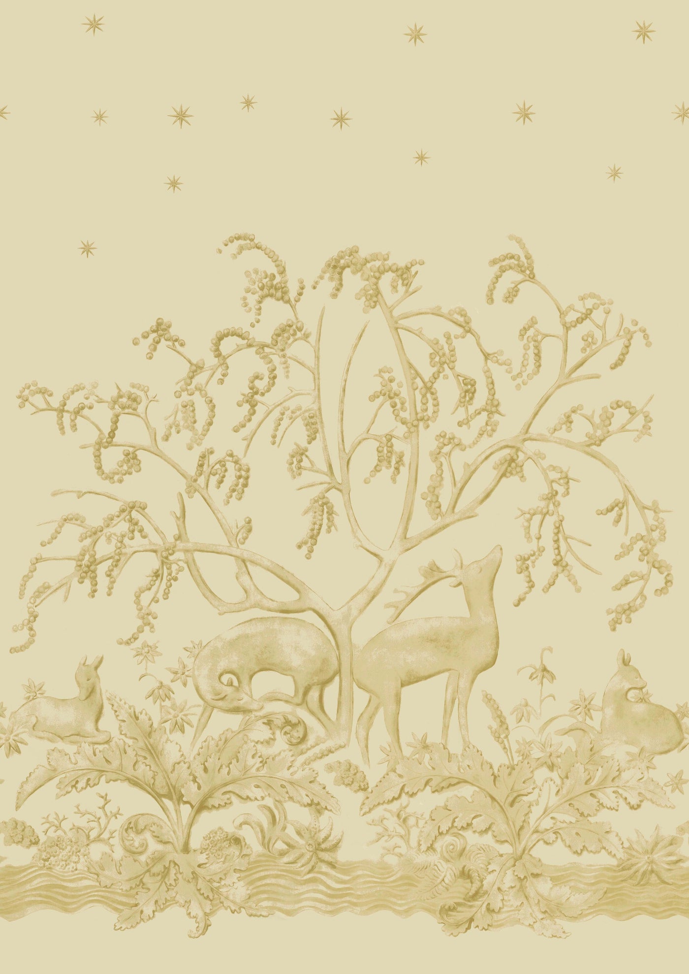 Sika Lemonwood – hel bredd — Lewis & Wood tapet