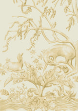 Sika Sandalwood – närbild — Lewis & Wood tapet