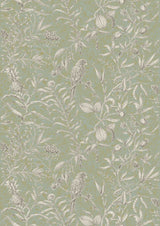 Squawk Charcoal Lime – hel bredd — Lewis & Wood tyg