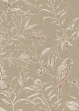 Squawk Gingernut – närbild — Lewis & Wood tyg