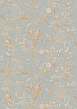 Squawk Grey Gold – hel bredd — Lewis & Wood tyg