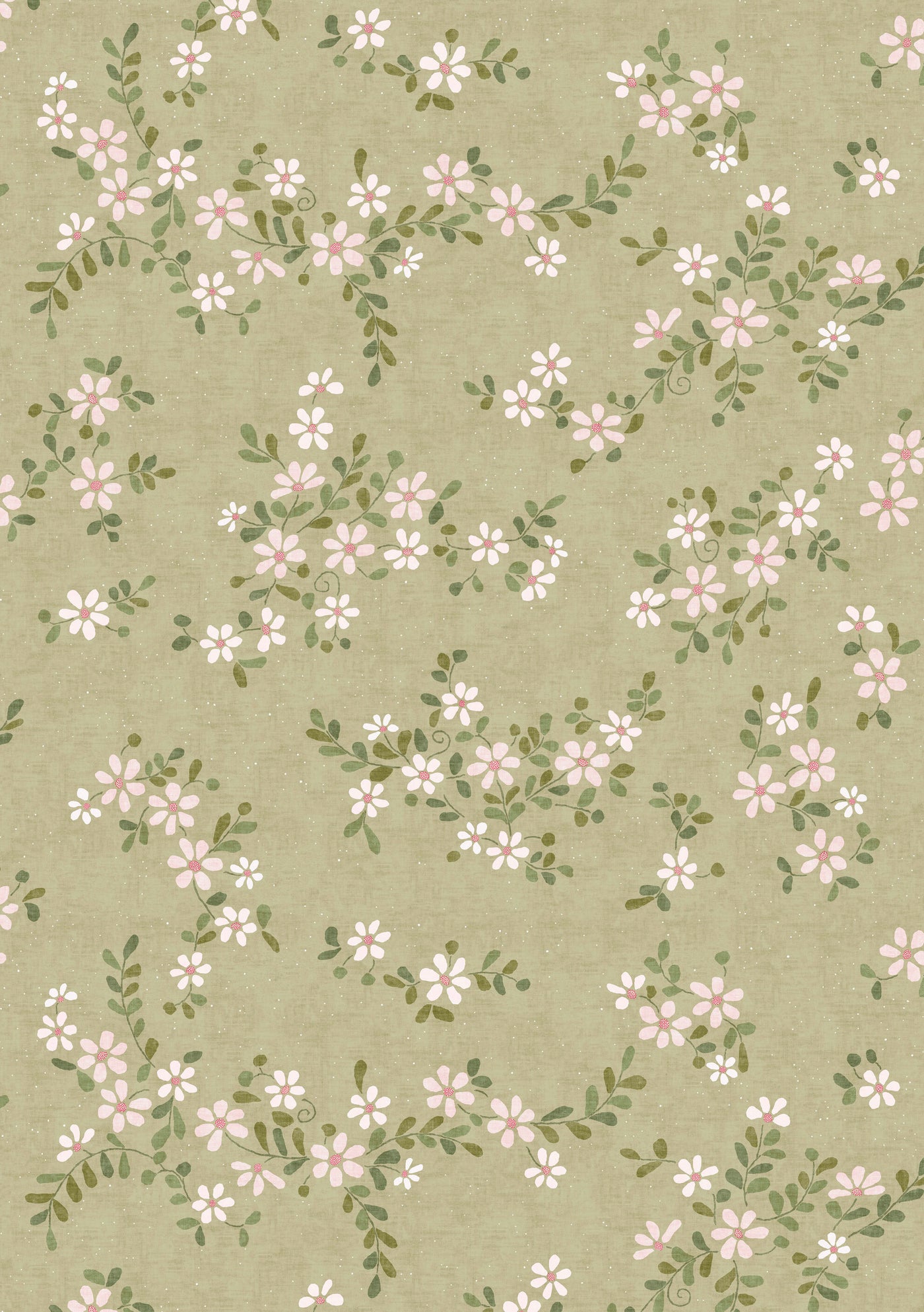 Stellata Daisy – hel bredd — Lewis & Wood tapet