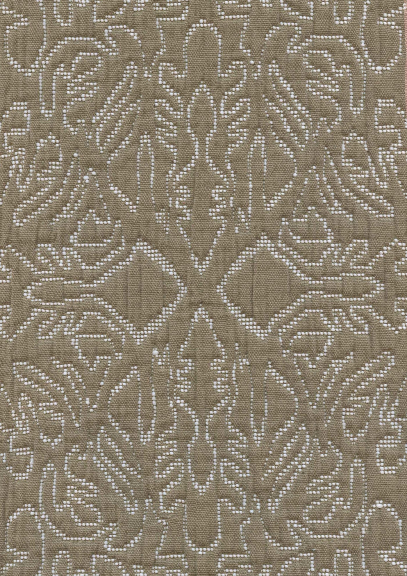 Stockholm Stitch Tygprov Greige