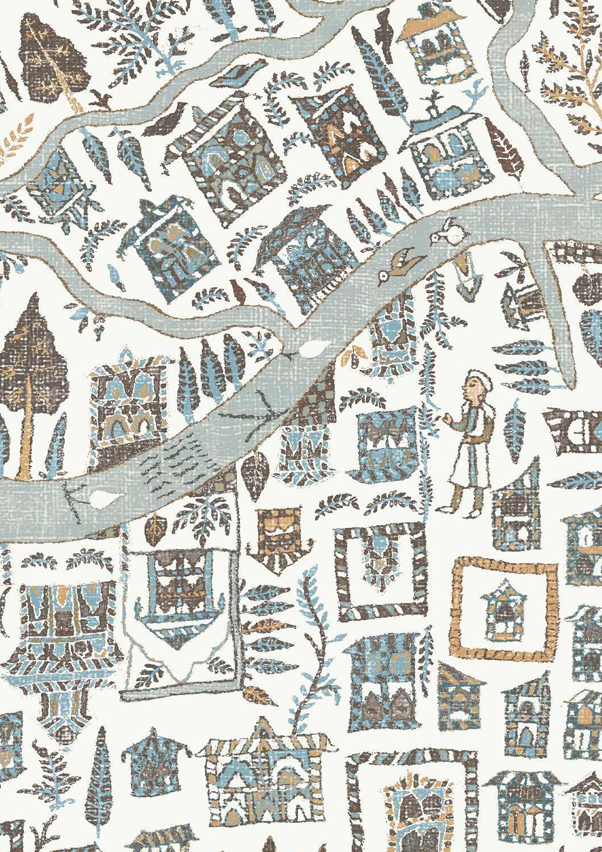 The Map Maxi Tapetprov Aqua Vita