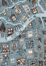 The Map Maxi Tygprov Blue Almond