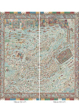 The Map Maxi Garland – hel bredd — Lewis & Wood tapet